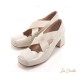 Iris Corolla Releve Cross Strap Mary Jane Shoes(Reservation/6 Colours/Full Payment Without Shipping)
